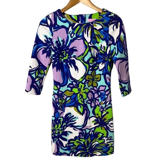 Lilly Pulitzer Dresses & Skirts - Lilly Pulitzer Charlene Dress in Catwalk Floral Dress Size XS Style 86130
